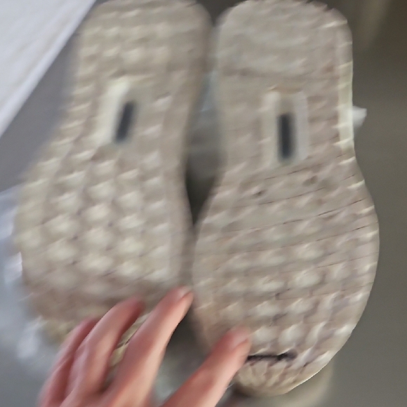 Adidas Women's Cream Knit Sneakers - Picture 12 of 12